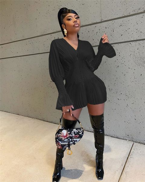 womens designe dresses autumn long sleeve v neck casual dresses solid color stacked bodycon dress, Black;gray
womens designe dresses autumn long sleeve v neck casual dresses solid color stacked bodycon dress, Black;gray