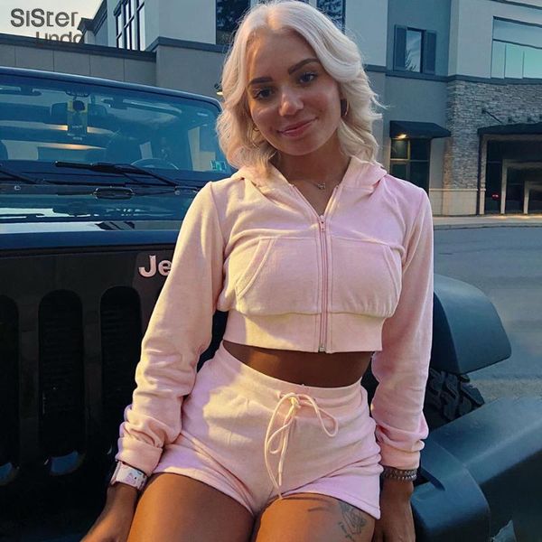 women's tracksuits sisterlinda slim pure pink 2two piece set for women casual wear long sleeve soft zipper hoddies and shorts outfits 1, Gray
women's tracksuits sisterlinda slim pure pink 2two piece set for women casual wear long sleeve soft zipper hoddies and shorts outfits 1, Gray