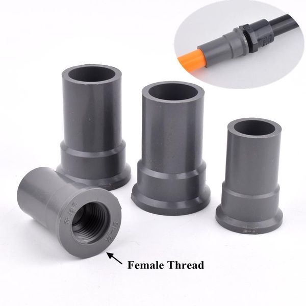 watering equipments 1pc 1/2"~2" female thread to 20~63mm pvc pipe connector garden irrigation water tube joint aquarium fish tank
watering equipments 1pc 1/2"~2" female thread to 20~63mm pvc pipe connector garden irrigation water tube joint aquarium fish tank