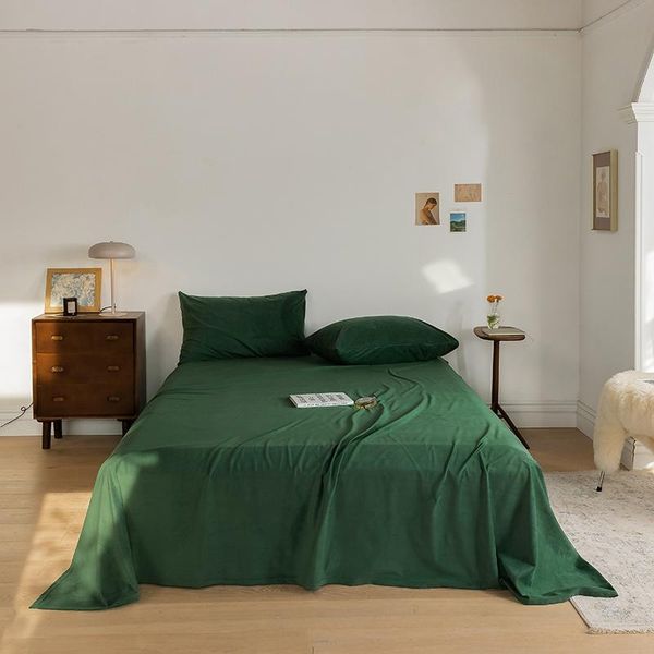 sheets & sets skin-friendly velvet flat bed sheet soft comfortable solid color coverlet mattress protective cover linen
sheets & sets skin-friendly velvet flat bed sheet soft comfortable solid color coverlet mattress protective cover linen