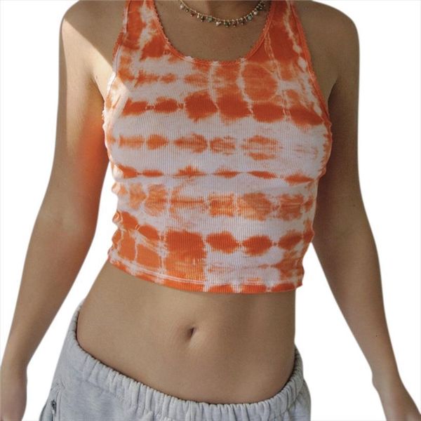 tie dye print sleeveless women tank night club streetwear summer crop casual camis bodycon skinny mini vests, White
tie dye print sleeveless women tank night club streetwear summer crop casual camis bodycon skinny mini vests, White