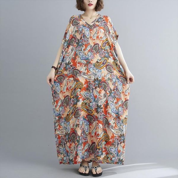 short sleeve plus size cotton women dresses satin vintage floral casual loose maxi long summer beach dress elegant, Black;gray
short sleeve plus size cotton women dresses satin vintage floral casual loose maxi long summer beach dress elegant, Black;gray