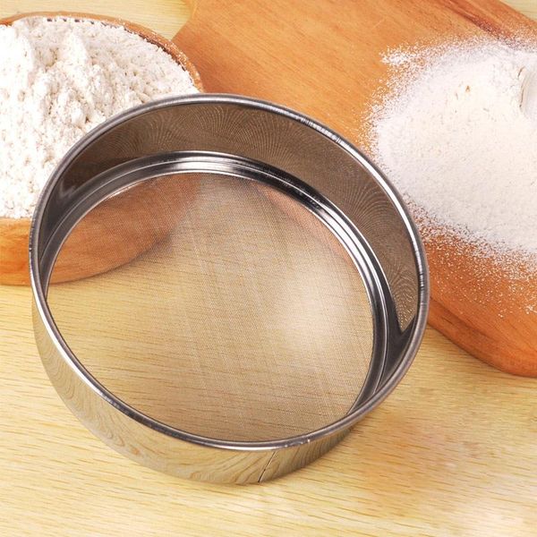 baking & pastry tools stainless steel mesh flour sieve suger powder round fine sifting strainer cake tool household kitchen
baking & pastry tools stainless steel mesh flour sieve suger powder round fine sifting strainer cake tool household kitchen