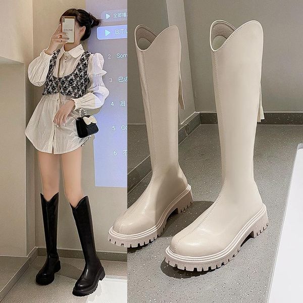 boots slim flat thigh high platform women thick sole knee-high shoes black winter long motorcycle
boots slim flat thigh high platform women thick sole knee-high shoes black winter long motorcycle