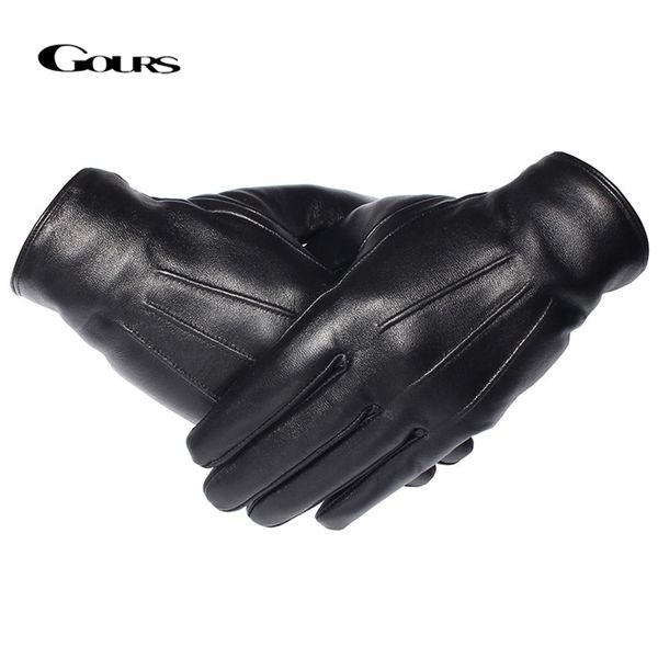 gours winter gloves men genuine leather touch screen black real sheepskin wool lining warm driving gsm050 220117
gours winter gloves men genuine leather touch screen black real sheepskin wool lining warm driving gsm050 220117