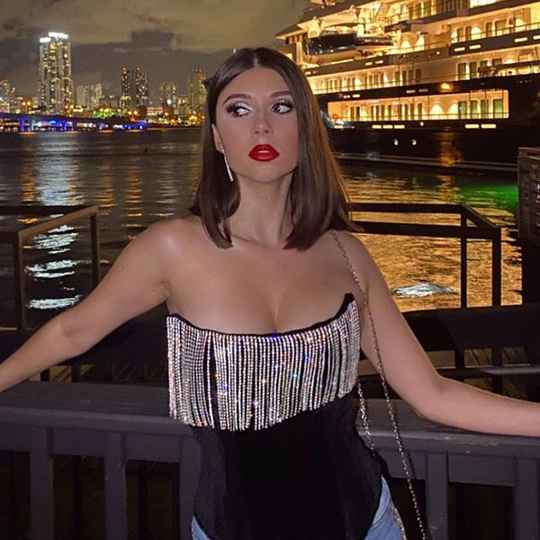 stunning lady short tanks crystals taasels strapless sleeveless bodycon for nightclub bar wear veet vest arrivals, White
stunning lady short tanks crystals taasels strapless sleeveless bodycon for nightclub bar wear veet vest arrivals, White