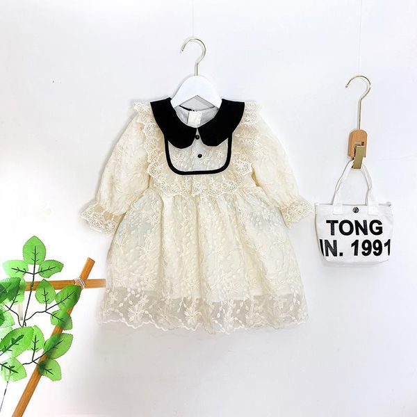 girl's dresses 2021 girls autumn dress round neck lace embroidered long sleeve princess for kids clothes children, Red;yellow
girl's dresses 2021 girls autumn dress round neck lace embroidered long sleeve princess for kids clothes children, Red;yellow