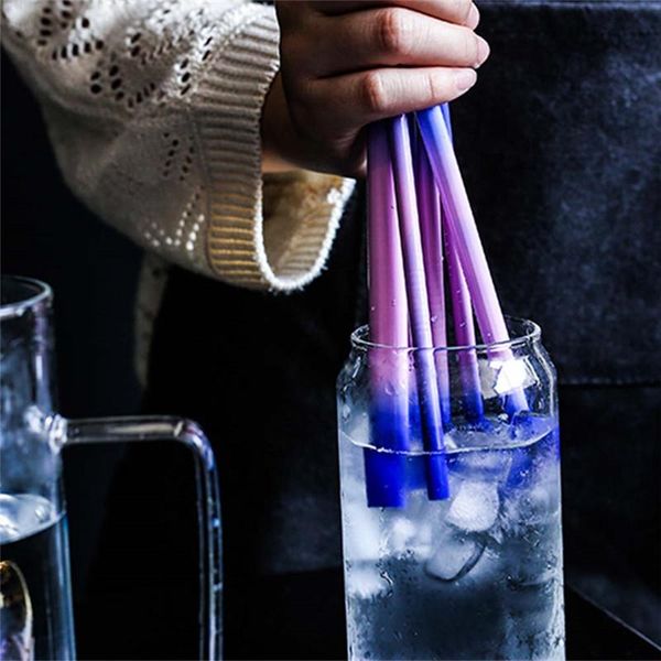 drinking straws thermochromic straw stainless steel milk tea coffee with cleaner brush kitchen bar accessories
drinking straws thermochromic straw stainless steel milk tea coffee with cleaner brush kitchen bar accessories