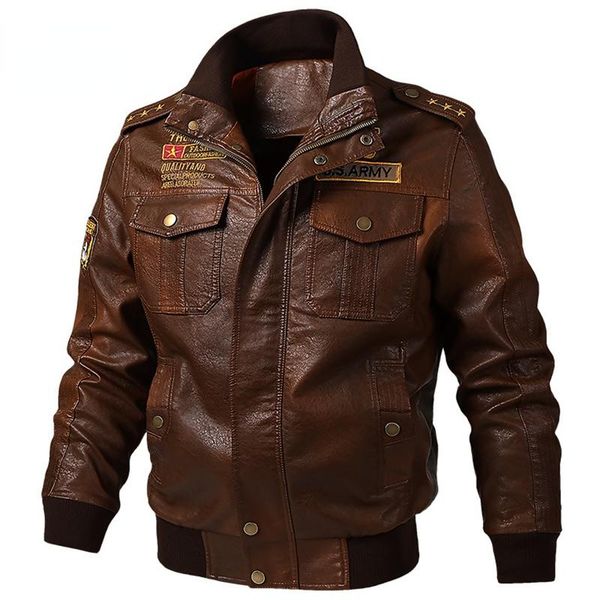 men's leather & faux m-6xl genuine cow jackets and coats male motorcycle windbreak jacket casual slim brand clothing stand collar, Black
men's leather & faux m-6xl genuine cow jackets and coats male motorcycle windbreak jacket casual slim brand clothing stand collar, Black