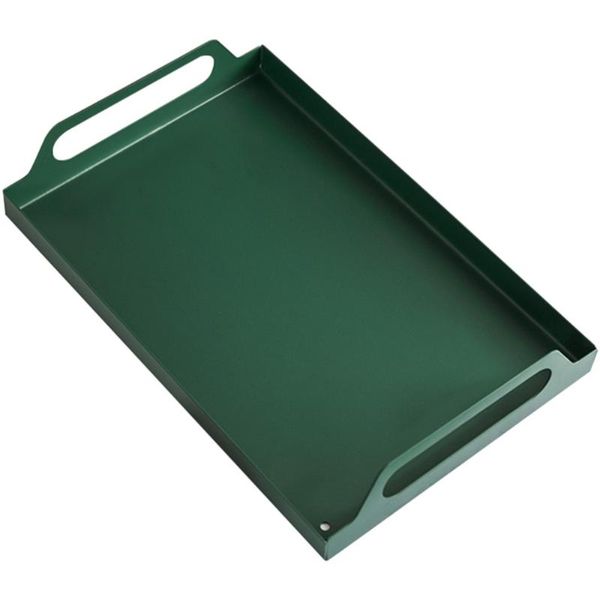 kitchen storage & organization 1pc metal rectangular tray with handles iron serving plate platter
kitchen storage & organization 1pc metal rectangular tray with handles iron serving plate platter