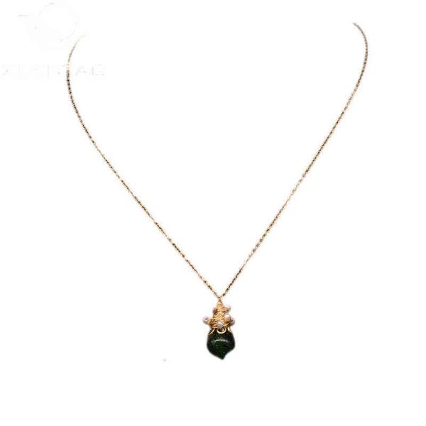 xlentag natural freshwater pearl green glass pendant necklace personalized handmade jewelry, Silver
xlentag natural freshwater pearl green glass pendant necklace personalized handmade jewelry, Silver