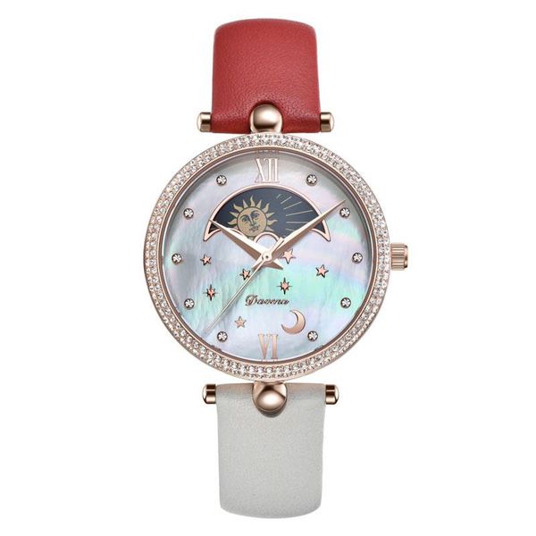 wristwatches 2021 devena moon phase quartz watch woman brands lady rose gold diamond fritillary noodles watches female waterproof, Slivery;brown
wristwatches 2021 devena moon phase quartz watch woman brands lady rose gold diamond fritillary noodles watches female waterproof, Slivery;brown