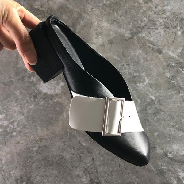 dress shoes 2021 chunky heel spring autumn women square toe block mule sandal casual pumps buckle heels, Black
dress shoes 2021 chunky heel spring autumn women square toe block mule sandal casual pumps buckle heels, Black