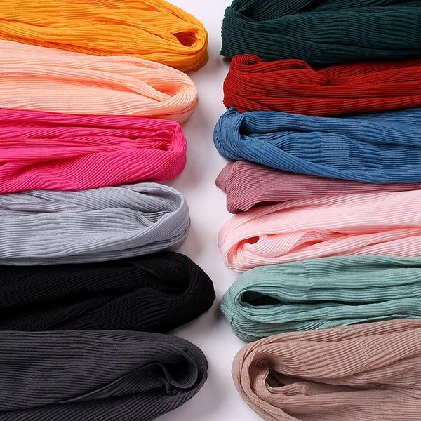 scarves women crinkle head muslim cotton hijab scarf solid color wrinkle headscarf shawls and wraps bandana femme turban, Blue;gray
scarves women crinkle head muslim cotton hijab scarf solid color wrinkle headscarf shawls and wraps bandana femme turban, Blue;gray