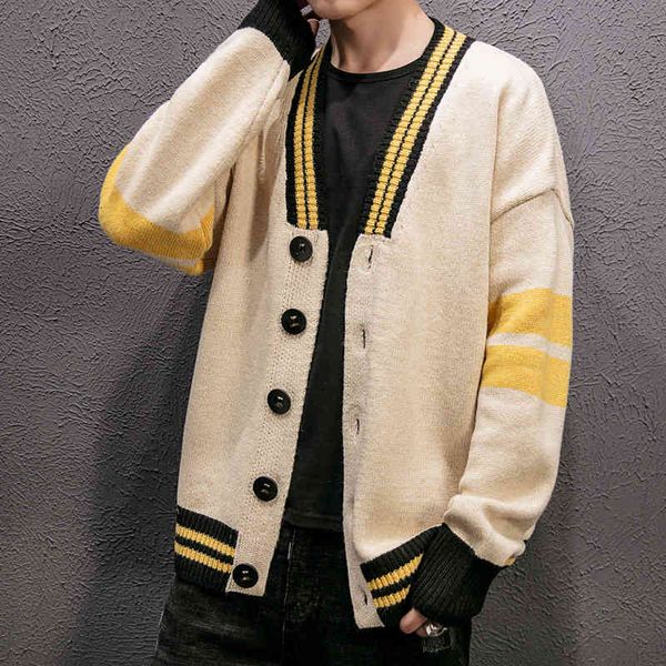 men's sweaters new arrival men sweater cardigans striped v-neck harajuku homme outerwear brand clothing plus size -3xl male knitt, White;black
men's sweaters new arrival men sweater cardigans striped v-neck harajuku homme outerwear brand clothing plus size -3xl male knitt, White;black