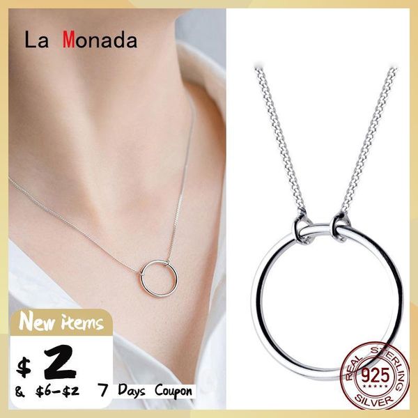 chains la monada 43+3.5cm silver necklace for women fine 925 jewelry fashion round circle neck pendants woman
chains la monada 43+3.5cm silver necklace for women fine 925 jewelry fashion round circle neck pendants woman