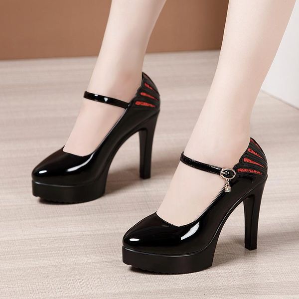 women shoes patent leather women's high heel pointed toe stiletto with shallow mouth large size black ladies office dress
women shoes patent leather women's high heel pointed toe stiletto with shallow mouth large size black ladies office dress