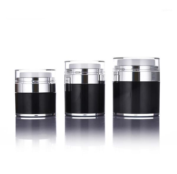 storage bottles & jars 15 30 50g black pearl white acrylic airless jar round cosmetic cream pump packaging bottle sn1412
storage bottles & jars 15 30 50g black pearl white acrylic airless jar round cosmetic cream pump packaging bottle sn1412