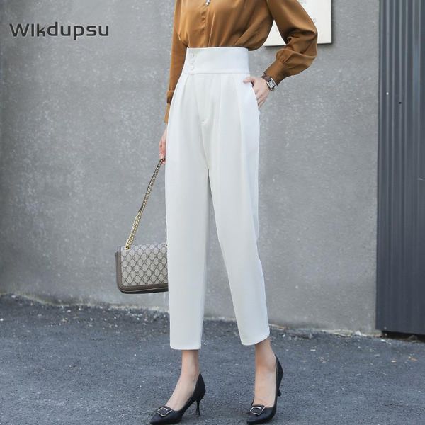 harlem pants women's casual loose spring summer autumn white black trousers elegant formal office lady work suit female & capris, Black;white
harlem pants women's casual loose spring summer autumn white black trousers elegant formal office lady work suit female & capris, Black;white