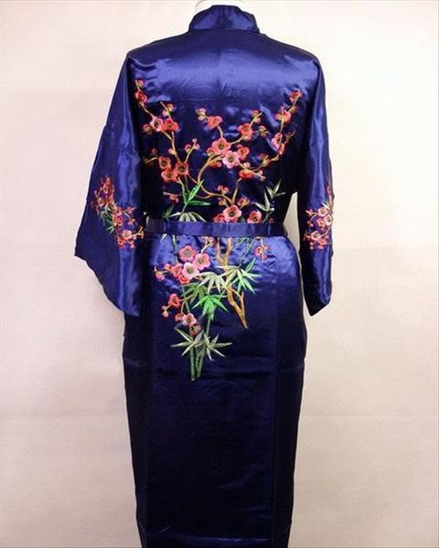 black chinese satin silk womens sleepwears embroidery robe kimono bath flower size s l xl xxl xxxl w3s002, Black;red
black chinese satin silk womens sleepwears embroidery robe kimono bath flower size s l xl xxl xxxl w3s002, Black;red