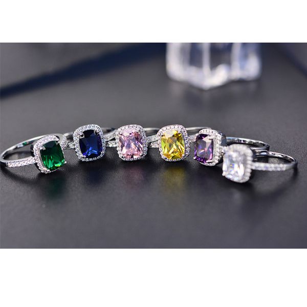 925 sterling silver moissanite certified diamond wedding ring for women luxury engagement square colored gemstone fashion rings 466 q2, Slivery;golden
925 sterling silver moissanite certified diamond wedding ring for women luxury engagement square colored gemstone fashion rings 466 q2, Slivery;golden