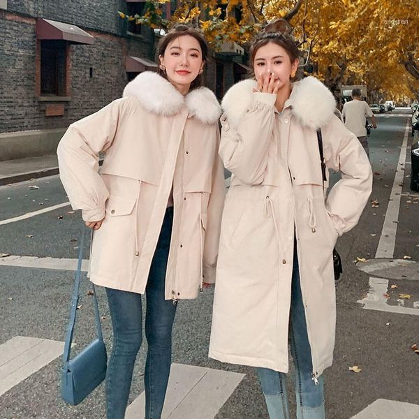 women's down & parkas 2021 fashion long hooded parka winter jacket women casual adjustable waist solid color office lady fur collar coa, Black
women's down & parkas 2021 fashion long hooded parka winter jacket women casual adjustable waist solid color office lady fur collar coa, Black