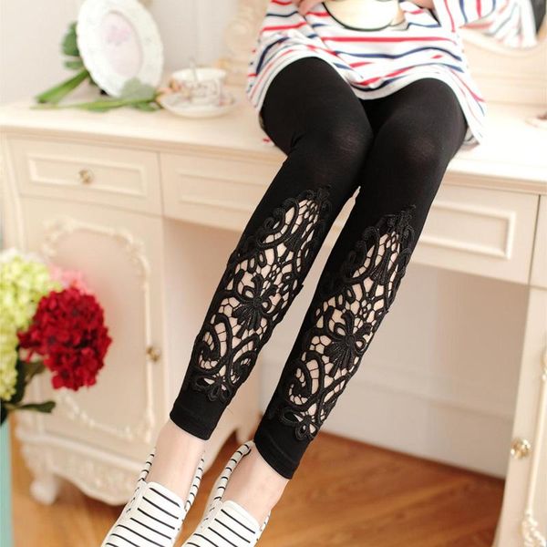 women's leggings cuhakci women legging knitted high elastic hollow out lace diamond solid trousers, Black
women's leggings cuhakci women legging knitted high elastic hollow out lace diamond solid trousers, Black
