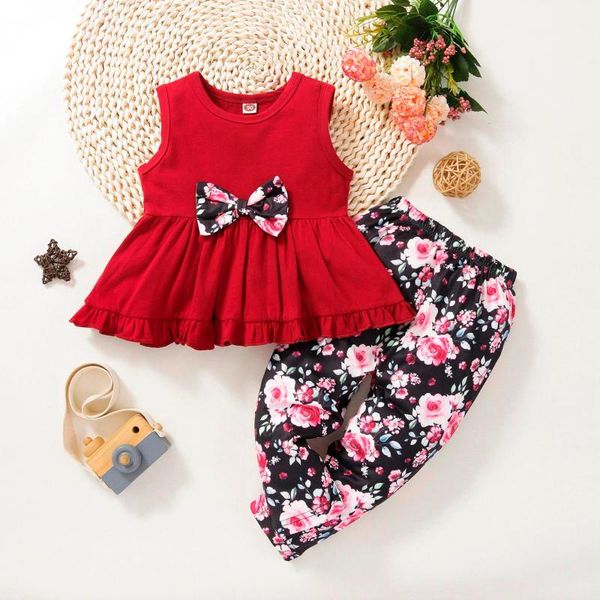 clothing sets born baby girl summer 2 pcs outfits sleeveless o-neck bowknot dress floral print pants suit niña meisjes kleding, White
clothing sets born baby girl summer 2 pcs outfits sleeveless o-neck bowknot dress floral print pants suit niña meisjes kleding, White