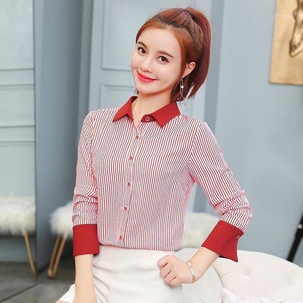 women's blouses & shirts 2021 autumn women flare sleeve striped color matching blouse shirt red green 3528, White
women's blouses & shirts 2021 autumn women flare sleeve striped color matching blouse shirt red green 3528, White