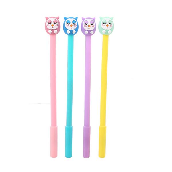 6pieces/lot 1pcs new cute owl gel pen kawaii creative lovely black ink tools student writing office stationery
6pieces/lot 1pcs new cute owl gel pen kawaii creative lovely black ink tools student writing office stationery