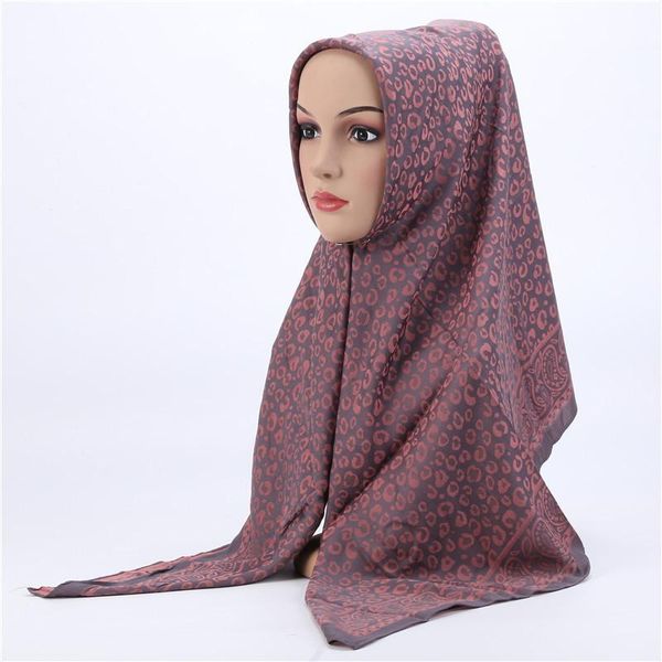 muslim square scarf 105*105cm headscarf women's wholesale ethnic clothing, Red