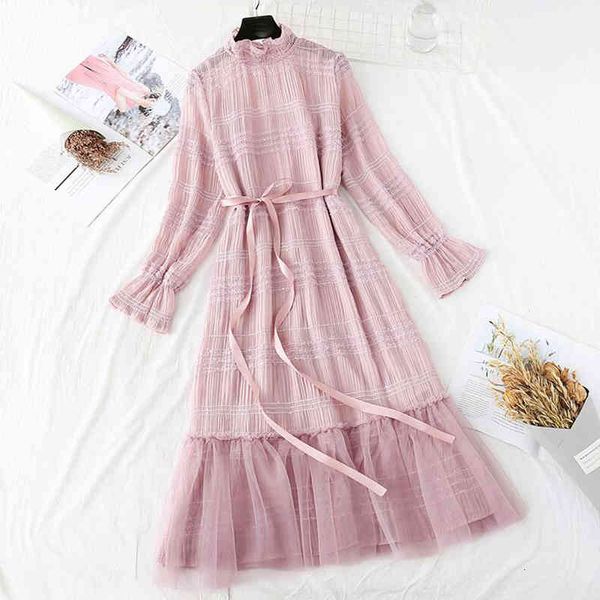 dresses spring fashion women chiffon flare sleeve high waist lotus leaf collar long two pieces set mesh es vestido, Black;gray
dresses spring fashion women chiffon flare sleeve high waist lotus leaf collar long two pieces set mesh es vestido, Black;gray