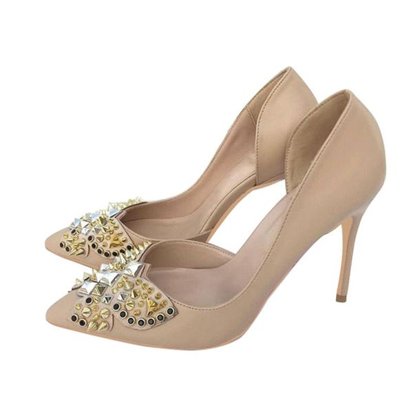 summer apricot 10cm stiletto pointed toe high heels pumps women shoes with bow rivet plus size lx002 chensir9 dress, Black
summer apricot 10cm stiletto pointed toe high heels pumps women shoes with bow rivet plus size lx002 chensir9 dress, Black