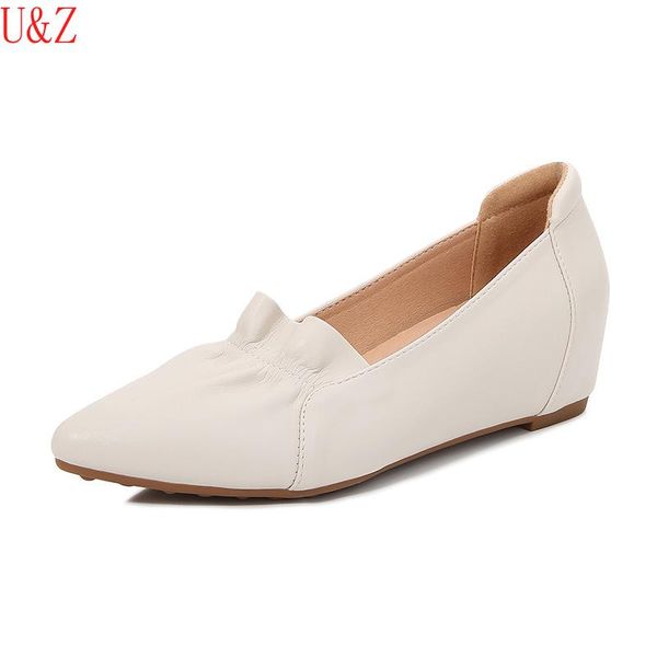 formal women comfy shoes white/black leather soft soles small wedges elegant heel for office girls dress
formal women comfy shoes white/black leather soft soles small wedges elegant heel for office girls dress