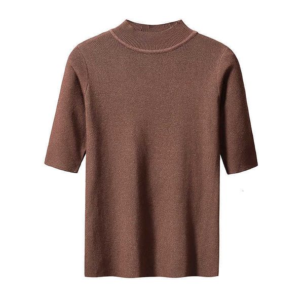women's t-shirt spring summer o-neck knit t-shirt women short sleeve slim button casual basic vest solid color tee female 01de, White
women's t-shirt spring summer o-neck knit t-shirt women short sleeve slim button casual basic vest solid color tee female 01de, White