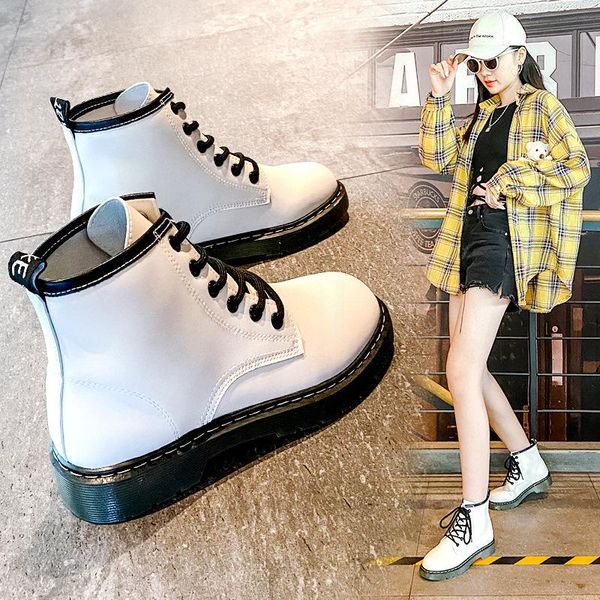 boots women 2021 autumn winter lace up casual round head platform comfortable solid color motorcycle 9h62, Black
boots women 2021 autumn winter lace up casual round head platform comfortable solid color motorcycle 9h62, Black