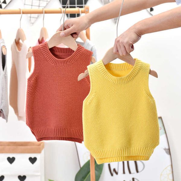 sweater vest boys and girls spring and autumn new solid color sweater round neck knit autumn fashion vest knit sweater 2-8t y1024, Blue
sweater vest boys and girls spring and autumn new solid color sweater round neck knit autumn fashion vest knit sweater 2-8t y1024, Blue