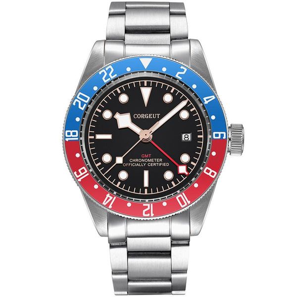 wristwatches corgeut 41mm mechanical men's watch lume schwarz bay gmt sapphire automatic military sports calendar clock, Slivery;brown
wristwatches corgeut 41mm mechanical men's watch lume schwarz bay gmt sapphire automatic military sports calendar clock, Slivery;brown