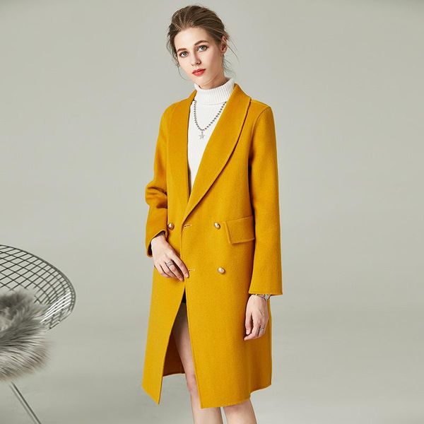 women's wool & blends women s winter coat lemon double sided cashmere outwear 2021 autumn plus size ladies fashion overcoats long ship, Black
women's wool & blends women s winter coat lemon double sided cashmere outwear 2021 autumn plus size ladies fashion overcoats long ship, Black
