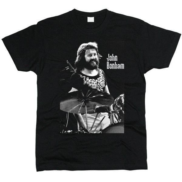 john bonham led zeppelin men t-shirt, White;black