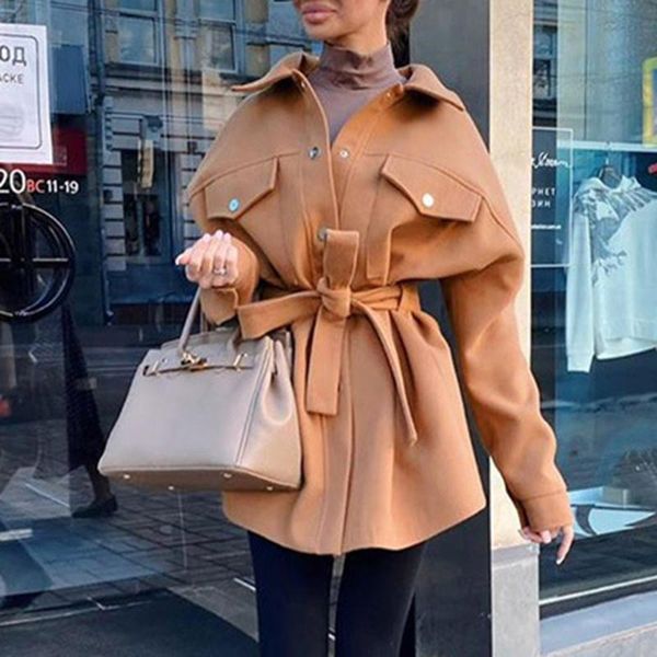 women's wool & blends spring fall fashion coat women overcoat casual belt vintage streetwear solid black apricot thin woolen office ou
women's wool & blends spring fall fashion coat women overcoat casual belt vintage streetwear solid black apricot thin woolen office ou