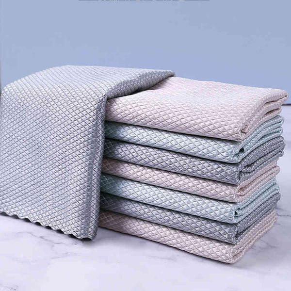 home kitchen towel anti-grease wiping rags super absorbent microfiber efficient fish scale wipe cloth lint washing dish mirror glass car cle
home kitchen towel anti-grease wiping rags super absorbent microfiber efficient fish scale wipe cloth lint washing dish mirror glass car cle