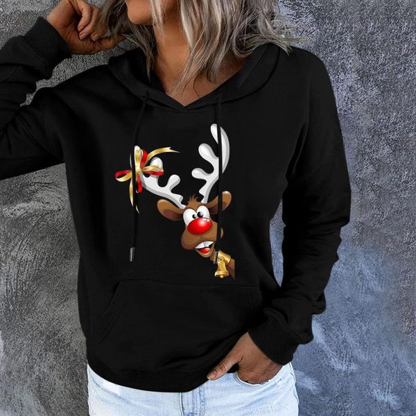 women's hoodies & sweatshirts autumn winter christmas party long sleeve o-neck fashion casual printed loose women, Black
women's hoodies & sweatshirts autumn winter christmas party long sleeve o-neck fashion casual printed loose women, Black