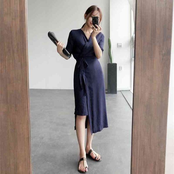 summer women a line cotton linen ol casual short sleeve dresses female dress v neck solid dress 210423, Black;gray
summer women a line cotton linen ol casual short sleeve dresses female dress v neck solid dress 210423, Black;gray