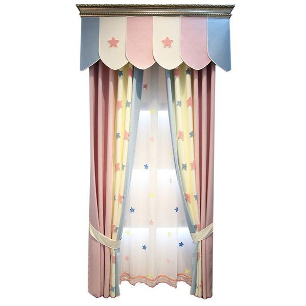 curtain & drapes customized princess wind pink stars stitching children's room curtains bedroom girls powder bay window short shading
curtain & drapes customized princess wind pink stars stitching children's room curtains bedroom girls powder bay window short shading