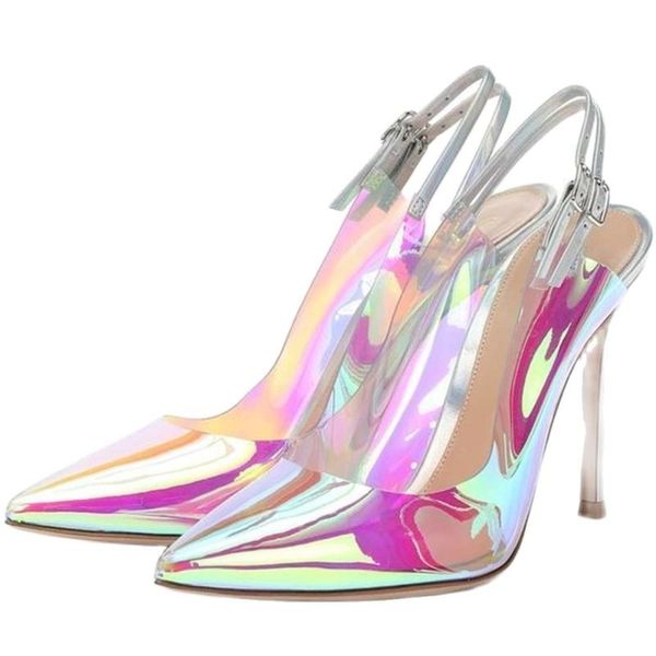 dress shoes laser mixed colors ankle pumps pointed toe buckle straps slingback thin high heels est women summer party, Black
dress shoes laser mixed colors ankle pumps pointed toe buckle straps slingback thin high heels est women summer party, Black