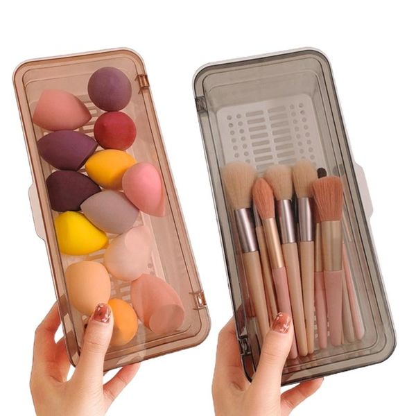 storage boxes & bins cosmetic transparent box makeup brush with lid dustproof eye shadow brushes beauty egg travel
storage boxes & bins cosmetic transparent box makeup brush with lid dustproof eye shadow brushes beauty egg travel