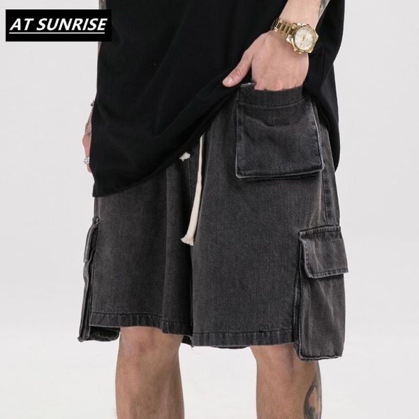 front pocket hip hop cargo shorts streetwear harajuku jogger 2021 summer men washed black blue denim safari style short men's, White;black
front pocket hip hop cargo shorts streetwear harajuku jogger 2021 summer men washed black blue denim safari style short men's, White;black
