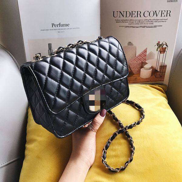 2021 fashion luxury new female bag chain bag small fragrant rhombus shoulder bag