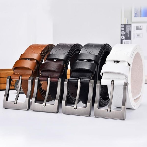 belts men belt genuine leather designer cowhide mens business pattern pin buckle, Black;brown
belts men belt genuine leather designer cowhide mens business pattern pin buckle, Black;brown